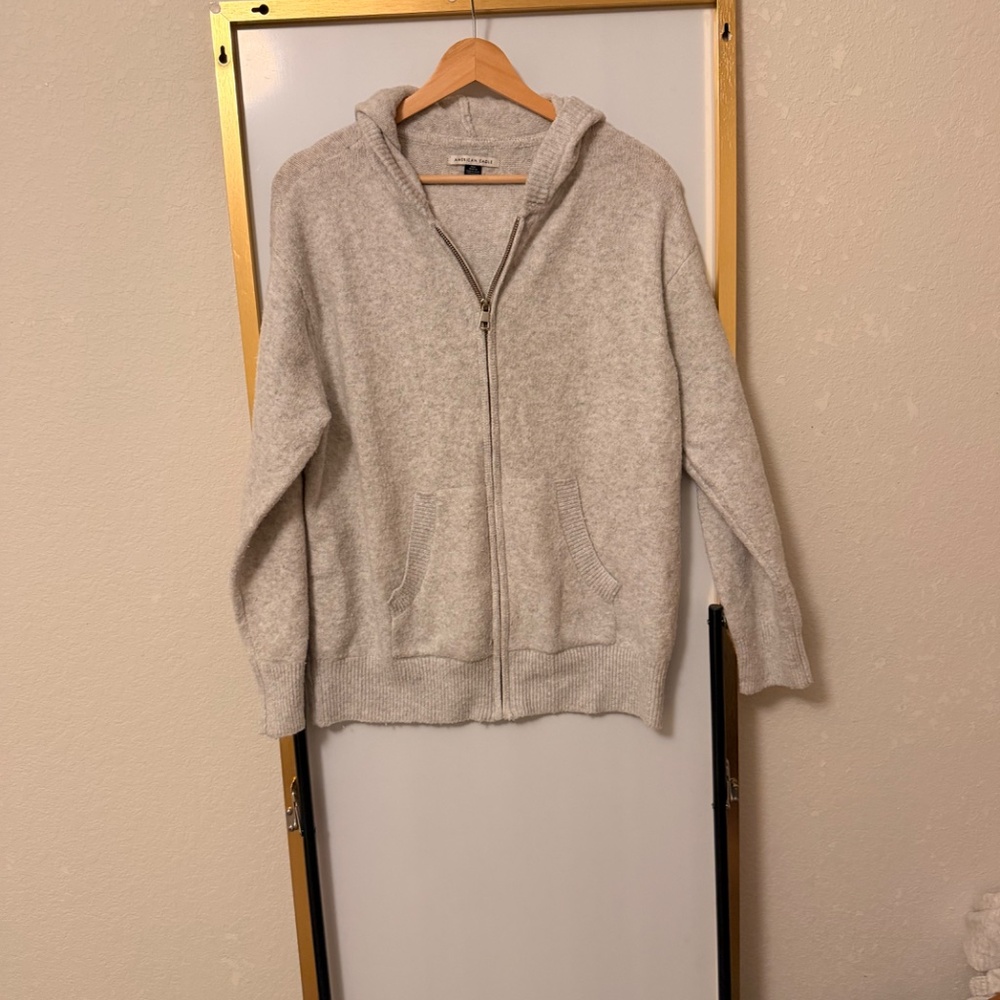 American Eagle Sweater/Zip-Up Hoodie